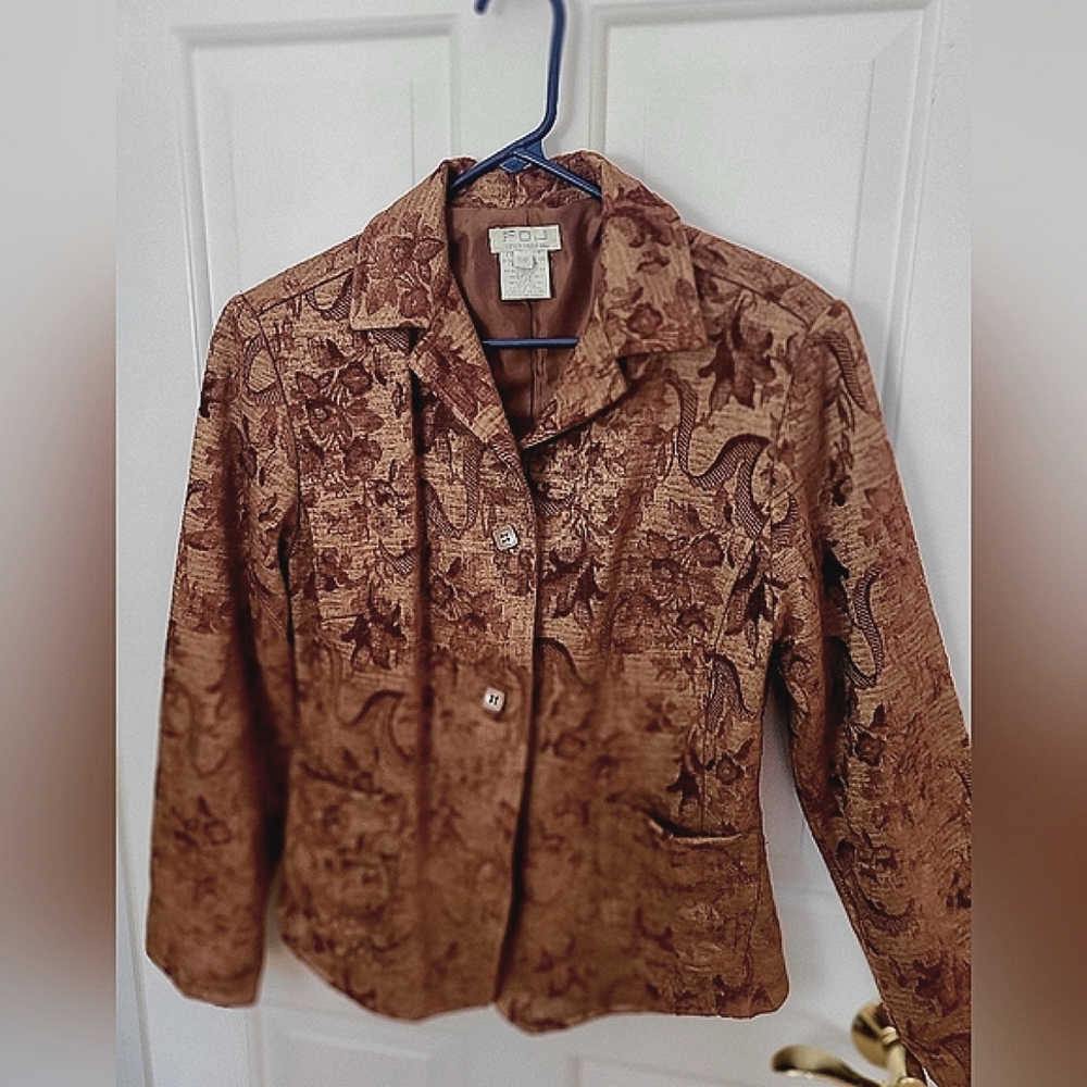 Elegant Floral Women's Jacket